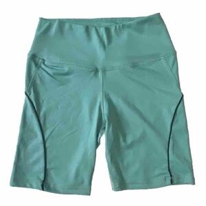 BCBGeneration Women's Biker Shorts Small Mint Green Casual Activewear Athletic